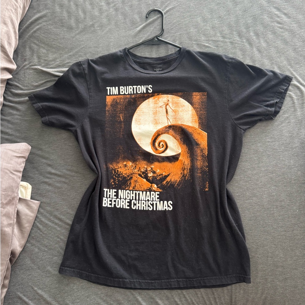 Disney Black and Orange Holiday T-Shirt